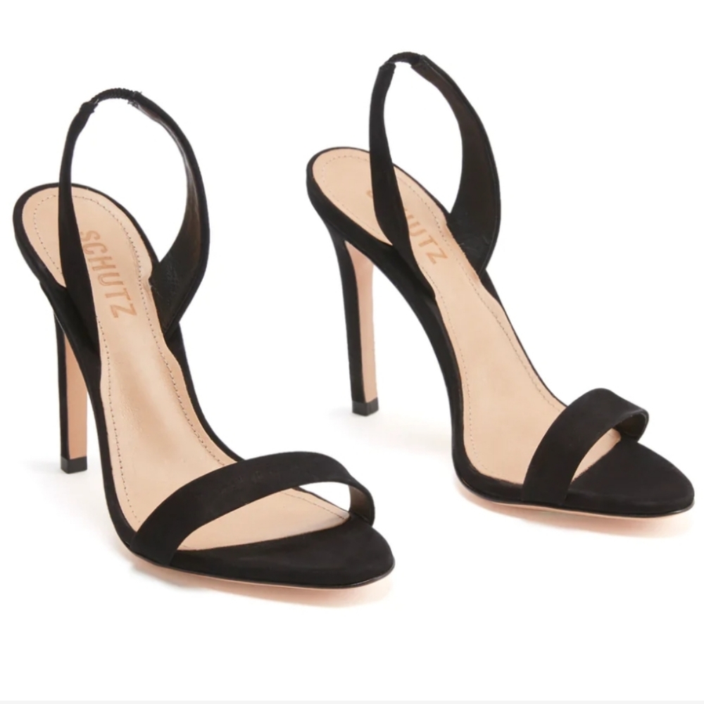 NWT Schutz Black Luriane Sandal Size 9.5
